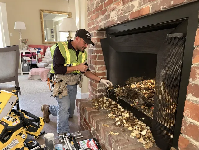 Safe screening installation by Westborough Chimney Sweep in Westborough, MA
