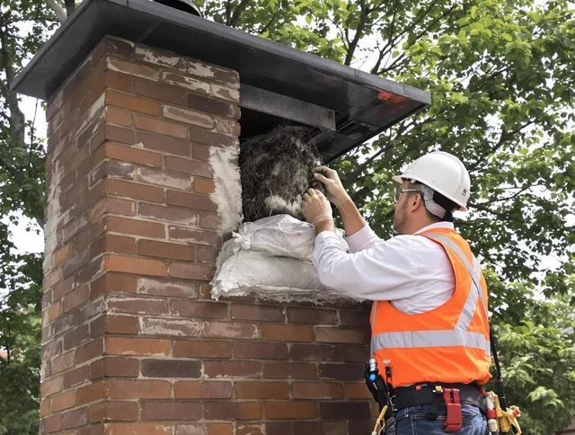 Humane removal of debris and animals by Westborough Chimney Sweep in Westborough, MA