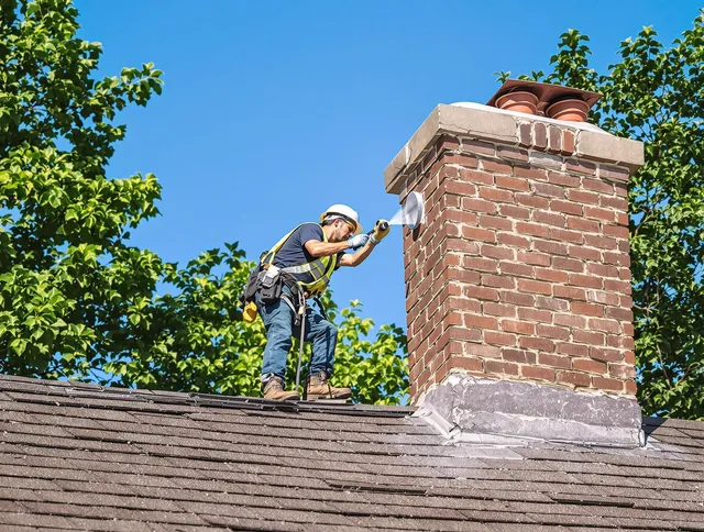 Westborough Chimney Sweep performing an inspection with advanced tools in Westborough, MA