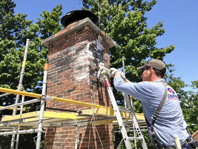 Structural chimney repair by Westborough Chimney Sweep in Westborough, MA