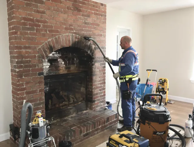 Westborough Chimney Sweep expert performing detailed chimney sweep in Westborough, MA